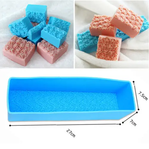 

Rose Toast Silicone Soap Mold Loaf Cake Baking Bread Tools DIY Chocolate Mould