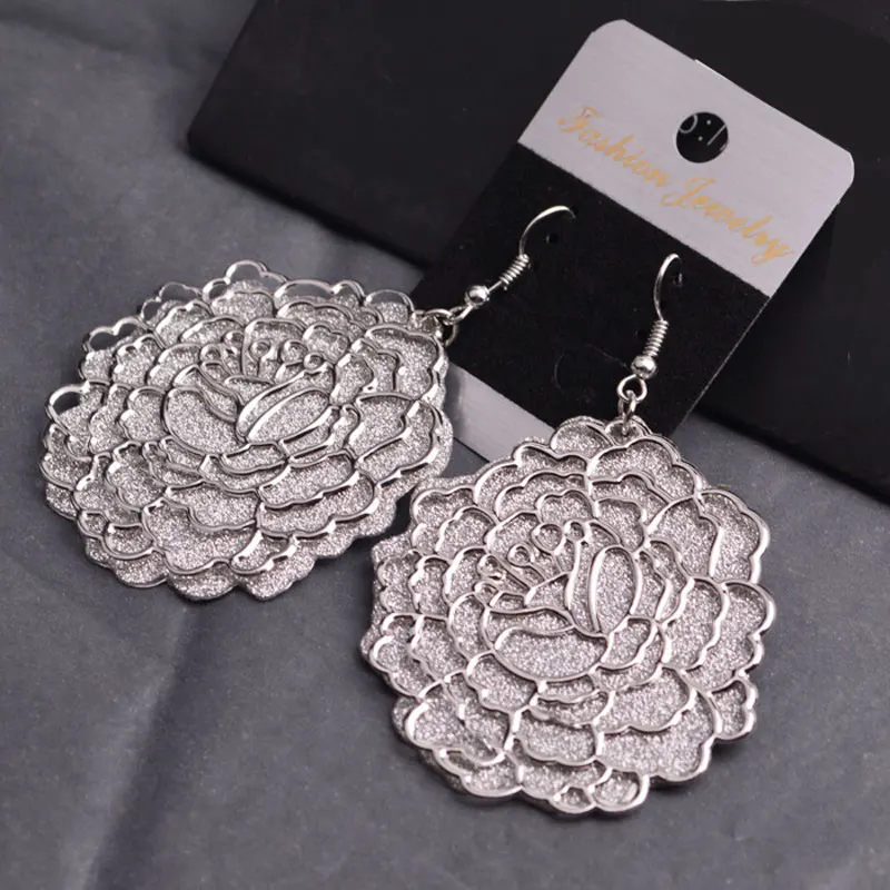 Модные ювелирные изделия 2018 длинные висячие женские серьги золотого цвета