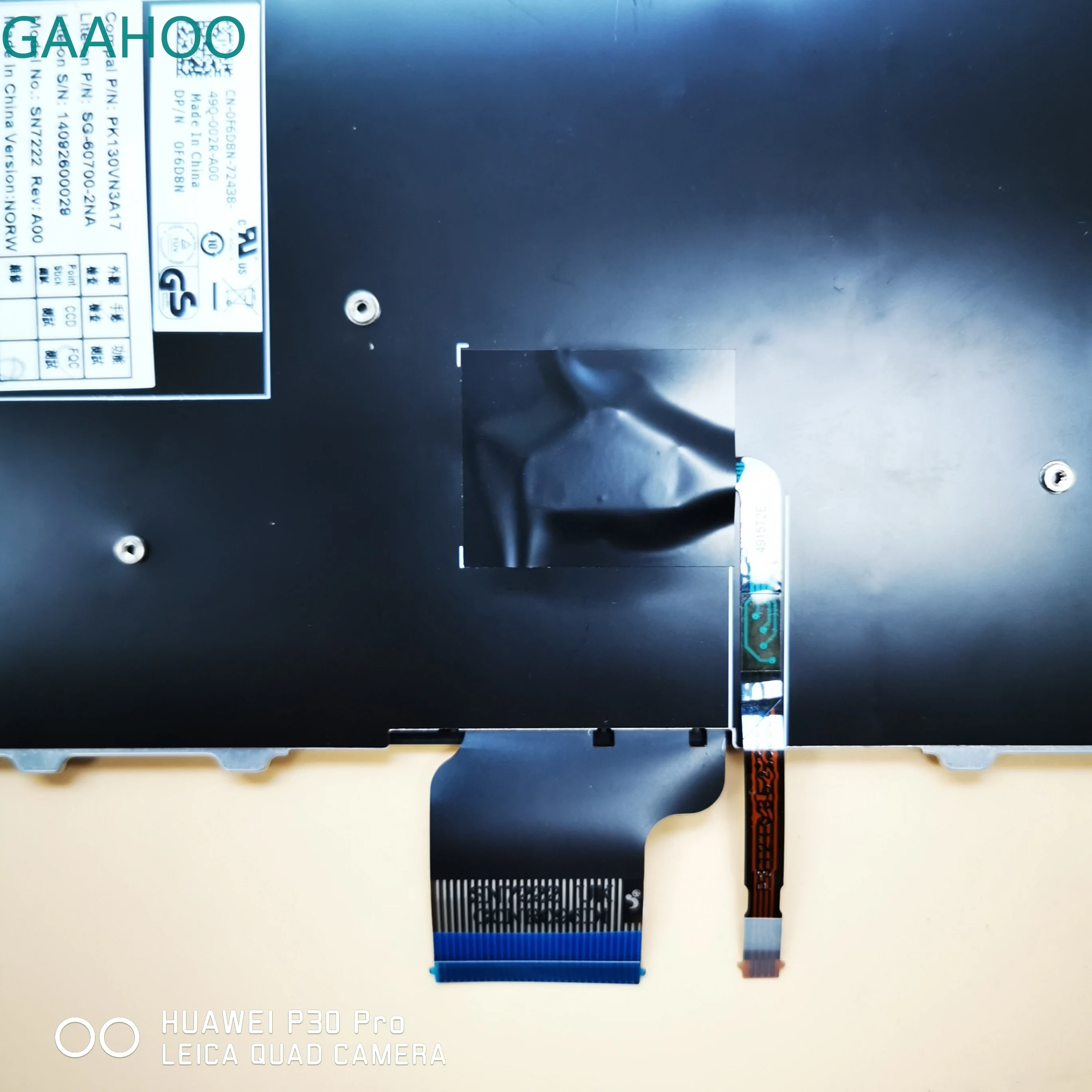 Новая Оригинальная клавиатура для ноутбука DELL latitude E7240 E7440 черная без подсветки