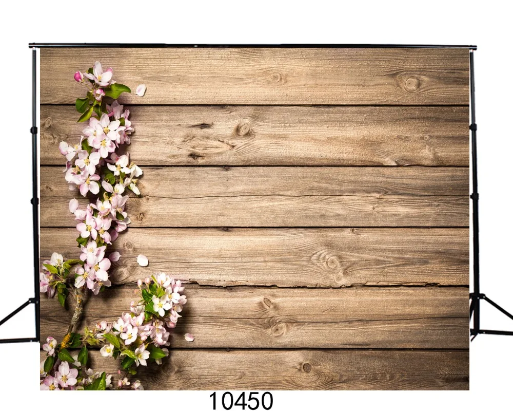 Деревянный дощатый пол фоны для фотографии с изображением красных цветов