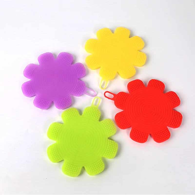 Food Grade Silicone Cleaning Brush Bowl Pot Fruit and Vegetable Can Be Used Repeatedly AKUHOME | Дом и сад