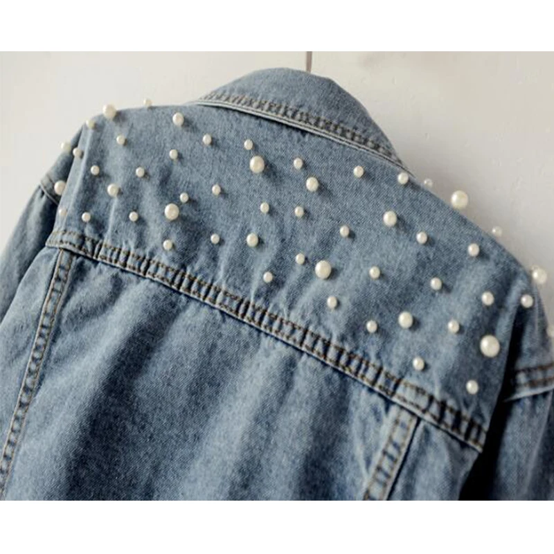 

SEDUTMO 2018 Harajuku Denim Jacket Women Boyfriend Jean Coat Streetwear Rivet Vintage Autumn Long Sleeve Basic Outerwear ED360