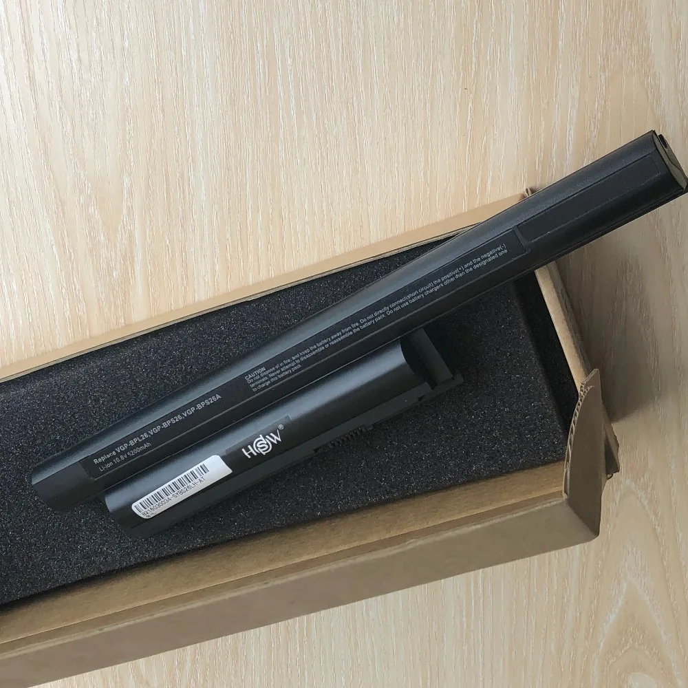 HSW Аккумулятор для ноутбука Sony Vaio bps26 VGP-BPL26 VGP-BPS26 VGP-BPS26A SVE14A SVE15 SVE17 VPC-CA VPC-CB VPC-EG VPC-EH |