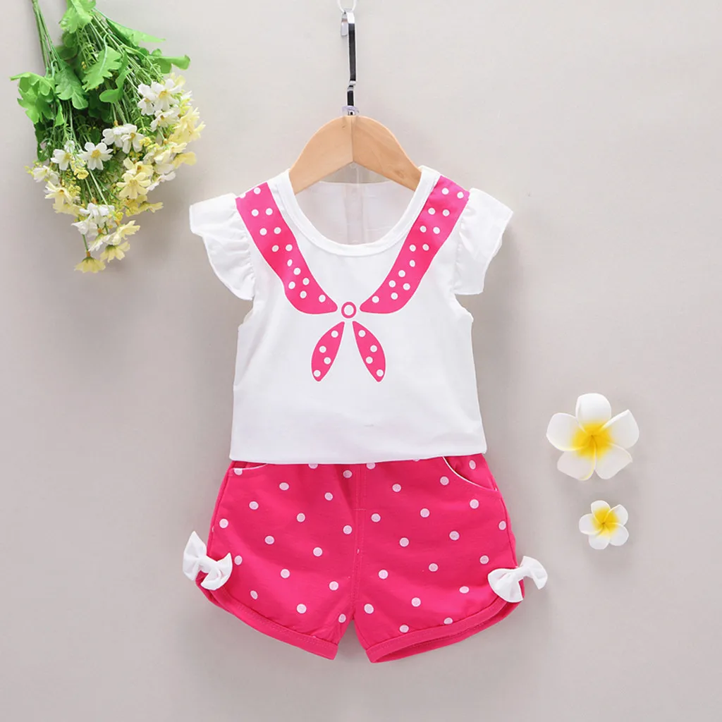 Милая одежда для маленьких девочек коллекция 2019 года Лидер продаж Новая летняя