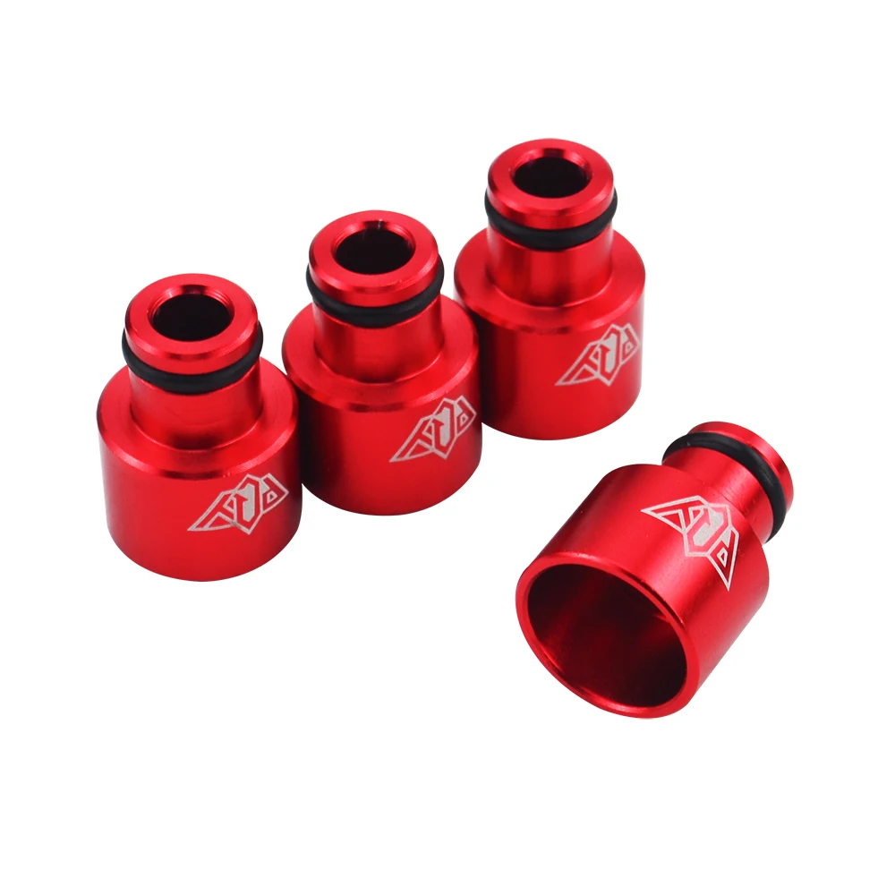 WLR RACING 4 шт. гоночный PQY топливный инжектор топ шапки адаптеры для RDX форсунок B16 B18