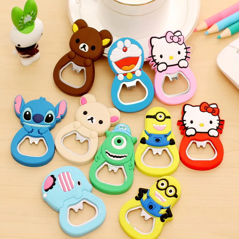 Мультфильм Нержавеющая сталь открывалка для бутылок пива с магнитом (может быть