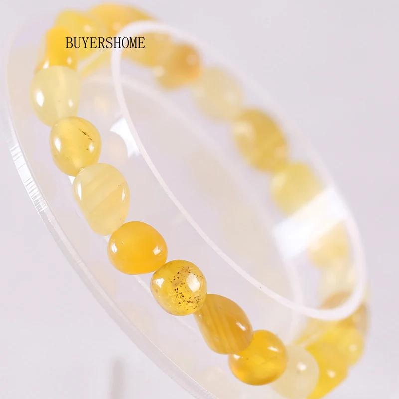 Yellow Jade Натуральный камень мульти цветной флюорит гранат красный циозит Lapis кристалл браслет цепочка неправильной формы бусины для женщин 7," 1 шт - Окраска металла: Yellow Jade