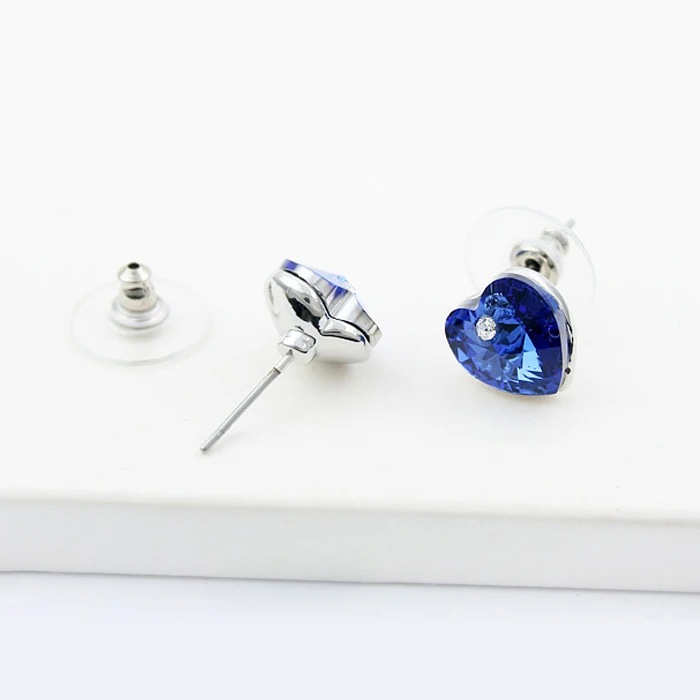 Malanda Фирменная Новинка Мода Сердце Форма кристаллами от Swarovski Серьги для Для