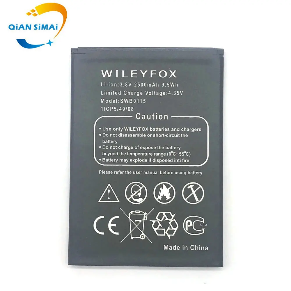 QiAN SiMAi 1 шт. новый 100% высококачественный аккумулятор SWB0115 для Wileyfox Swift мобильный