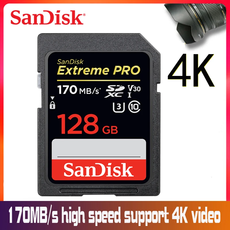 SanDisk Extreme Pro карта памяти класс 10 128 ГБ 512 256 | Компьютеры и офис