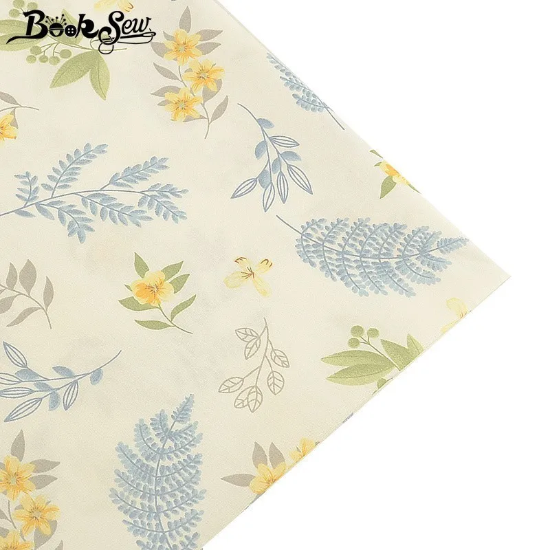 Booksew 100% хлопковая ткань с цветочным принтом Telas Tissu африканская сделай сам платье