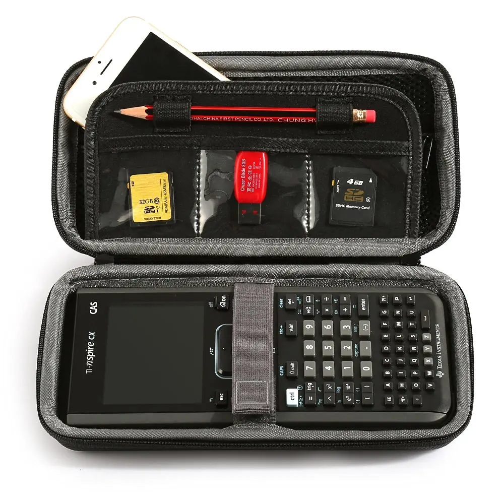 Жесткий чехол из ЭВА для путешествий графического калькулятора Texas Instruments TI Nspire CX