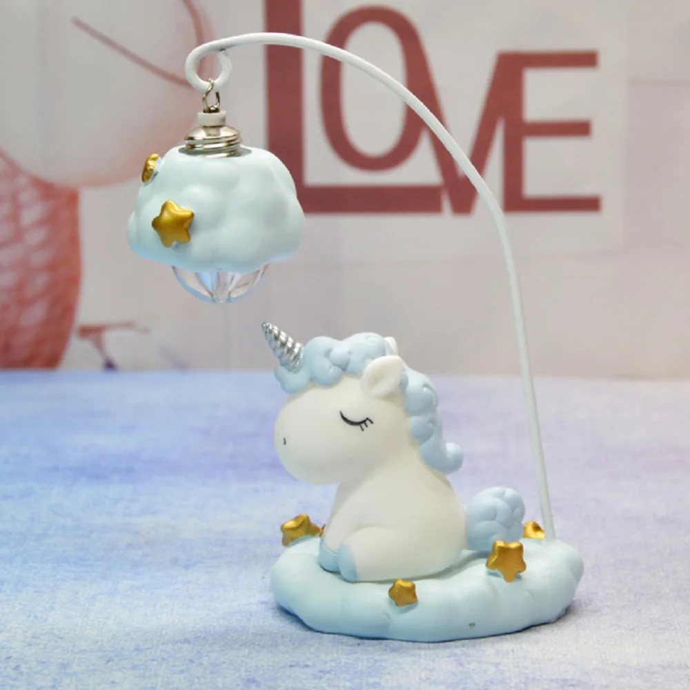 

Cartoon Unicorn Lamp LED Night Light Unicorn Toy Dolls For Baby Luminaria Baby Nursery Night Lamp Kids Gift Home Decoration