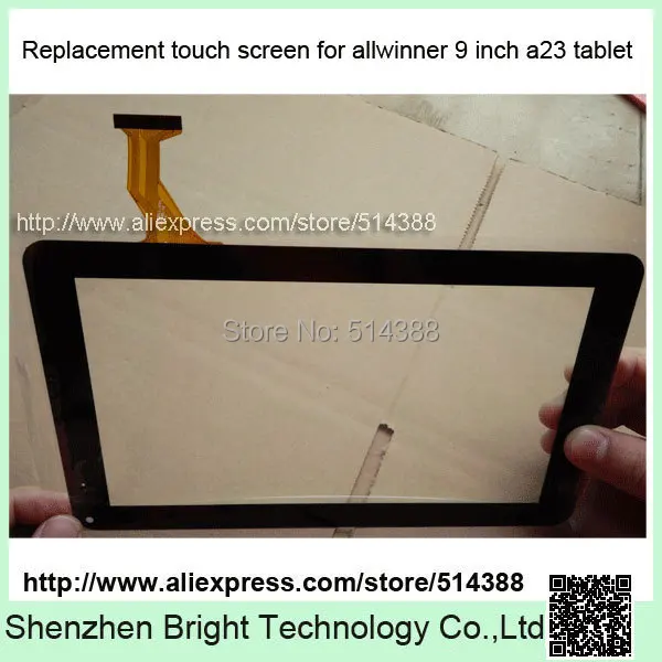 Бесплатная доставка запасной емкостный сенсорный экран 9 дюймов Allwinner A23/A33
