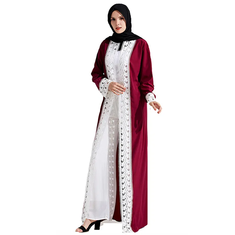 2020 Новый мусульманское платье Абая для женщин baju мусульманских wanita марокканский