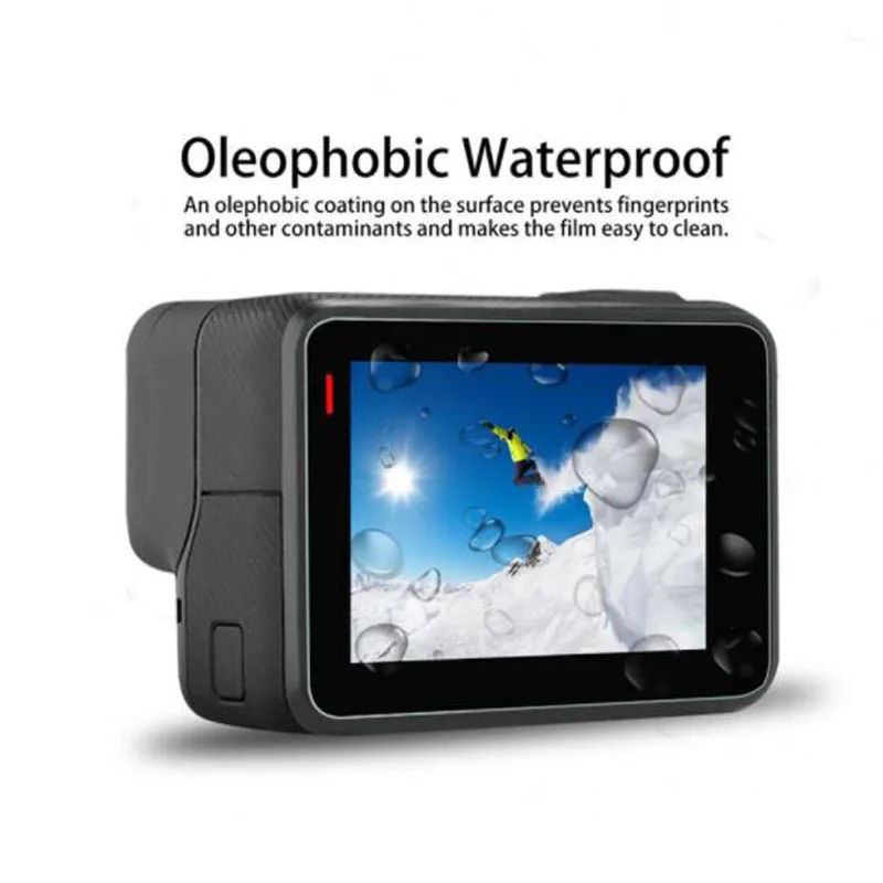 Защитное покрытие из закаленного стекла чехол для GoPro Go pro Hero Hero7 Hero6 Hero 5/6/7 черный Фронтальная камера объектив ЖК-дисплей Экран защитная пленка