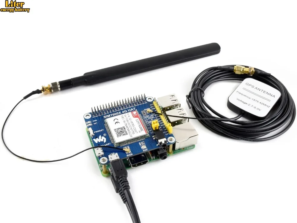 4G/3G/2G/GSM/GPRS/GNSS HAT для Raspberry Pi Zero/Zero W/Zero WH/2B/3B/3B + на основе фотографий поддержка набора