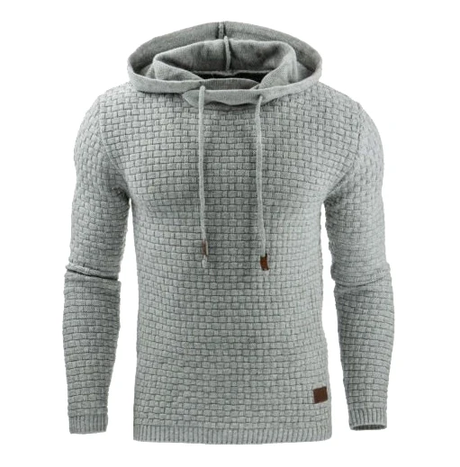 Light Grey NaranjaSabor, осенние мужские толстовки, тонкие толстовки с капюшоном, мужские пальто, мужская повседневная спортивная уличная одежда, брендовая одежда N461 - Цвет: Light Grey