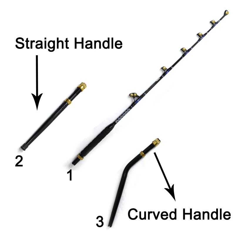 Троллинг удочка для серфинга дальнего троллинга стеклянная лодка Удочка из FRP