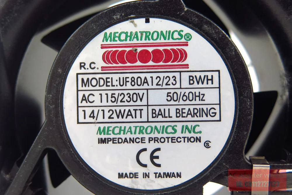 

South Korea MECHATRONICSINC aluminum machine 8038 UF80A12 / 23 115 / 230V 14 / 12W