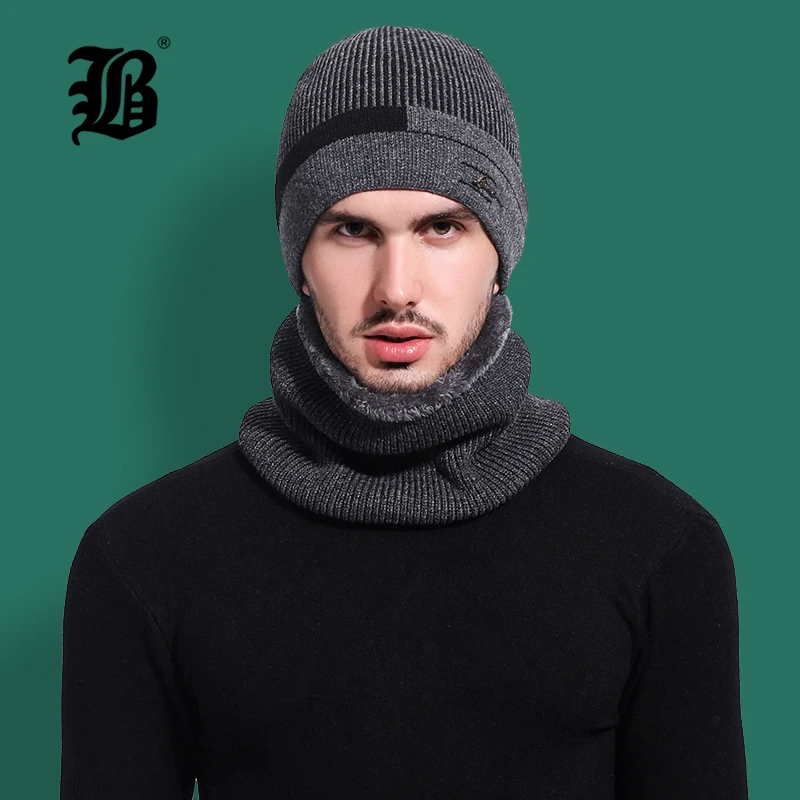 [FLB] зимняя шапочка-шарф skullies beanies Мягкий Череп теплая мешковатая шапка маска Gorros