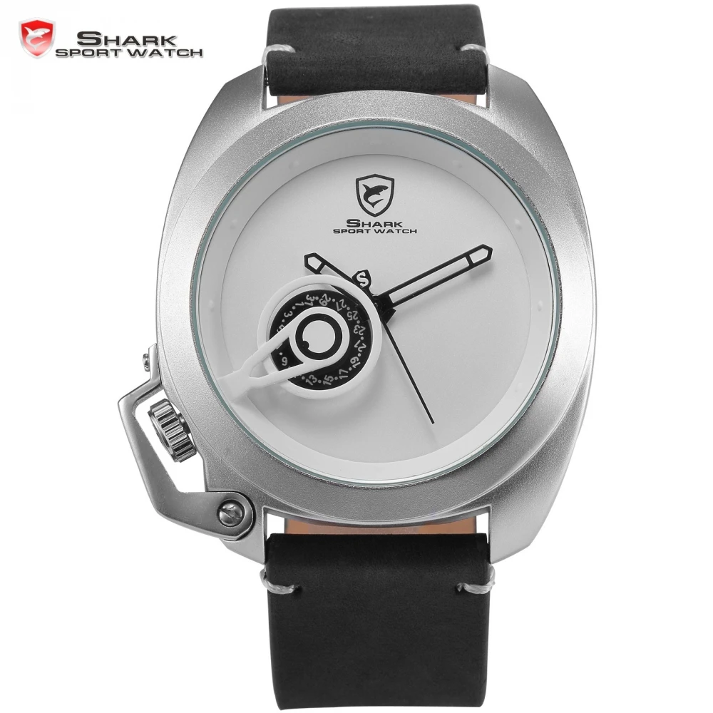 2016 тони акула белый специальный дата классический дизайн кожаный ремешок