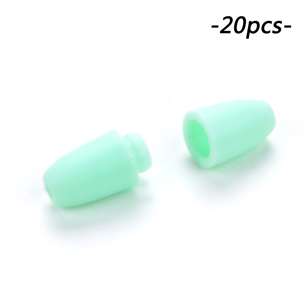 mint 20 шт./лот, пластиковые Отрывные застежки для прорезывания зубов, цепочки и ожерелья, аксессуары для самостоятельного изготовления зубов, защитные застежки для прорезывания зубов - Цвет: mint
