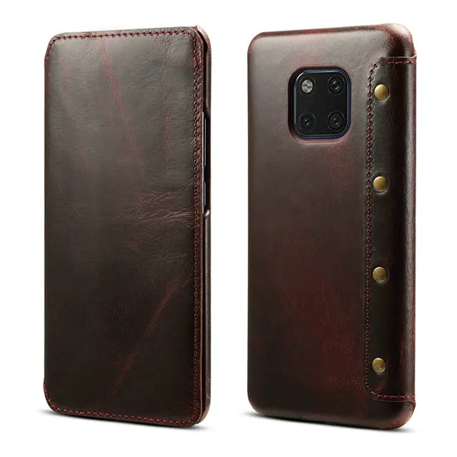 Чехол из натуральной кожи для huawei mate 20 Pro, чехол для mate 20, чехол для huawei mate 20 Pro, чехол-книжка, ретро чехол Etui для huawei mate 20, чехол LYA-L29