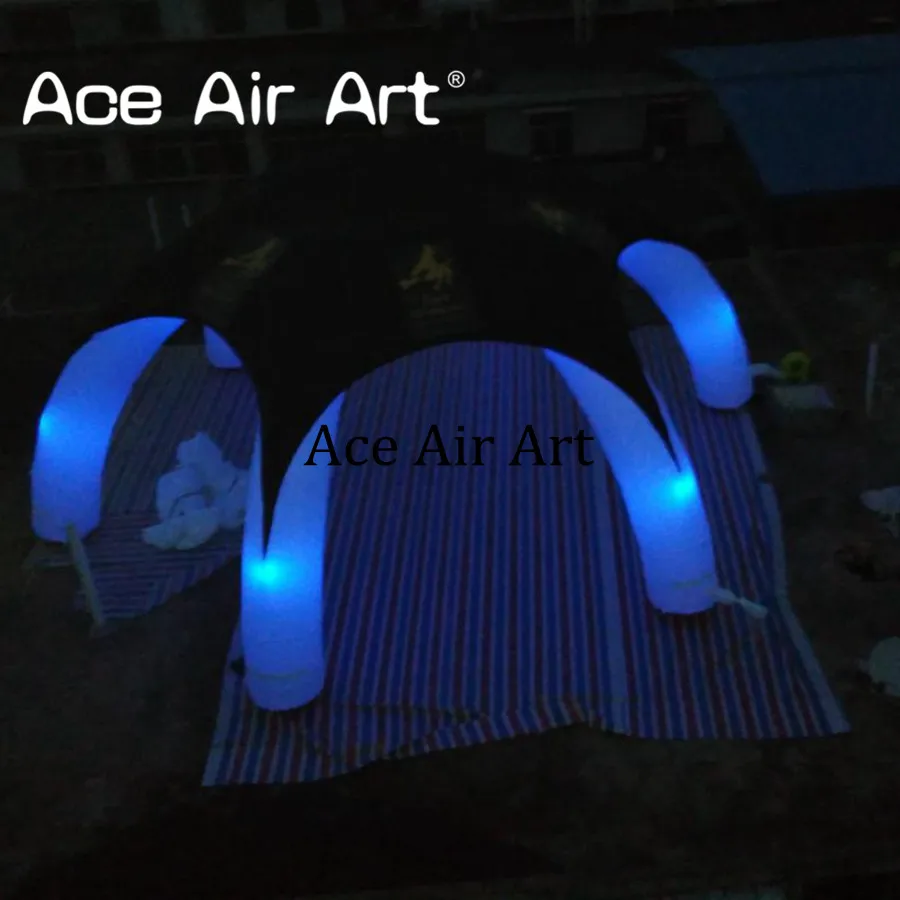 Лидер продаж надувная купольная палатка с структурой паука на Хэллоуин