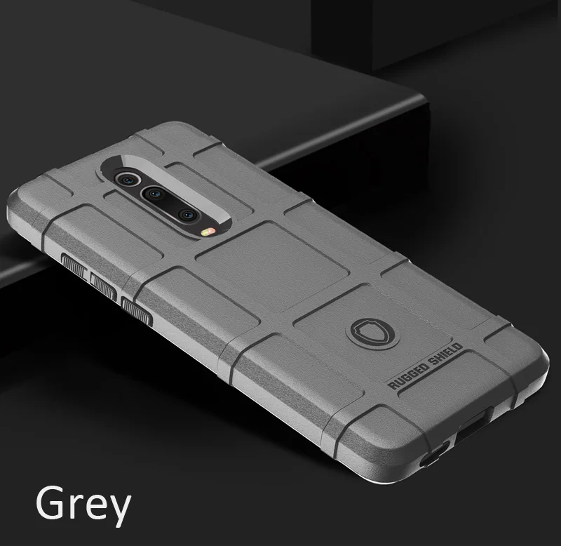 Grey Прочный защитный чехол для Xiaomi mi 9T Pro Defender Armor ударопрочный чехол для Red mi K20 Pro - Цвет: Grey