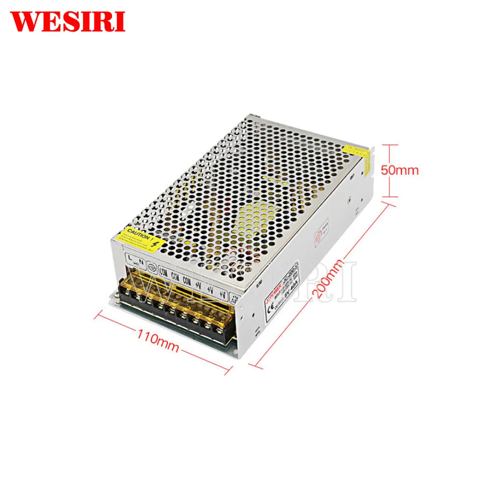 Светодиодный блок питания для трансформеров WS2812B WS2801 SK6812 SK9822 APA102 DC5V