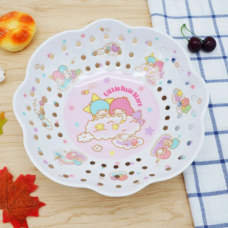 Рисунок «Hello Kitty» фруктов диск оригинальность чайный набор с подносом стол печенья закуска к чаю диск три слоя форма торта компот посуда - Цвет: Gemini