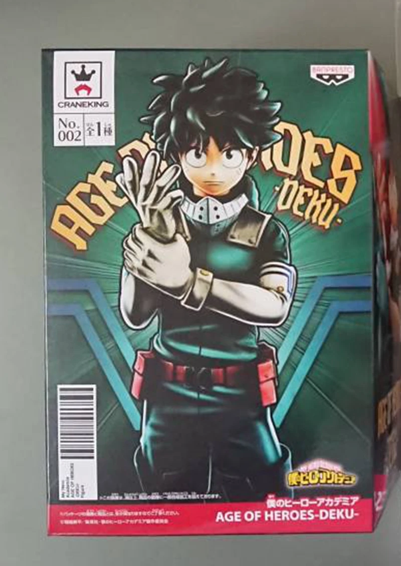 WSTXBD BANPRESTO My Hero Academy возраст героев Деку мидория один для всех фигурок куклы Brinquedos VOL.02