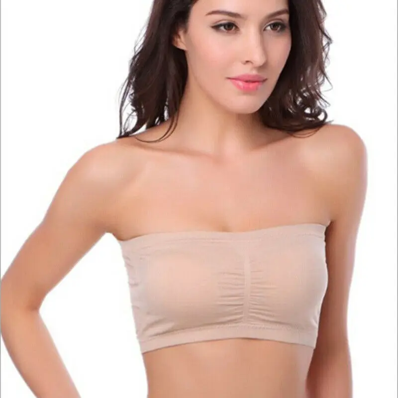 Лидер продаж новинка Женский Мягкий Топ без бретелек Длинный эластичный