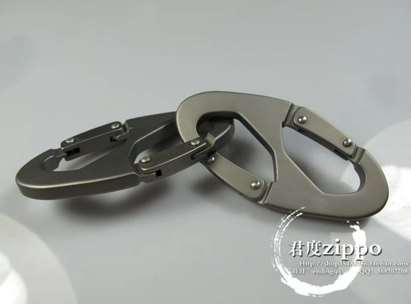 Free Shipping+Wholesale Carabiner Buckle 8-shaped Aluminum Snap Clip Hook 500pcs/lot | Спорт и развлечения