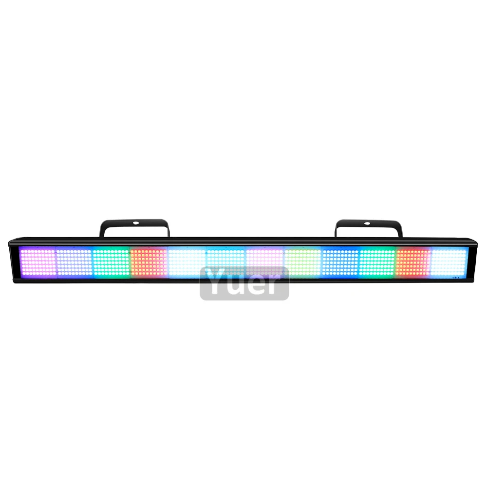 4Pcs/Lot 840Pcs LED RGB Pixel Strobe Wall Washer Light LED Bar DMX DJ Equipment Disco Strobe Full Color Lights Wash Wall Light