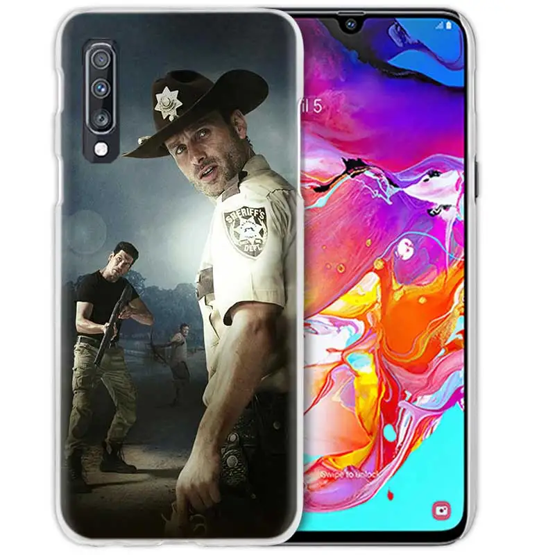 Чехол "Ходячие мертвецы" для samsung Galaxy A50 A70 A20e A40 A30 A20 A10 A8 A6 Plus A9 A7 Прозрачный жесткий чехол для телефона из поликарбоната