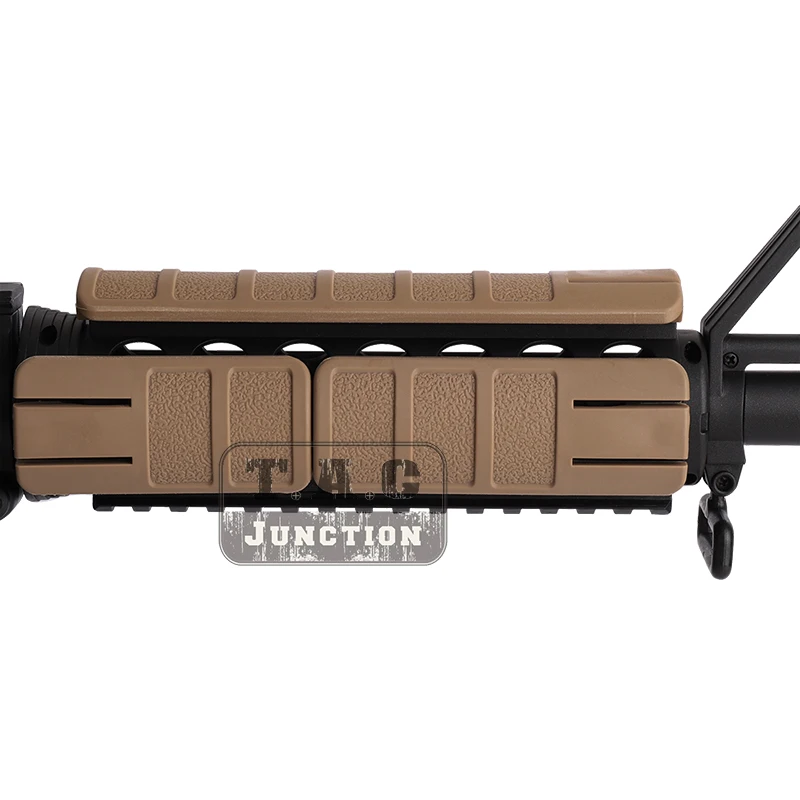 8 шт. в упаковке 20 мм Picatinny Weaver Rail Grip Cover панель Handguard протектор для Picatinny Weaver противоскользящая черная \ темная земля
