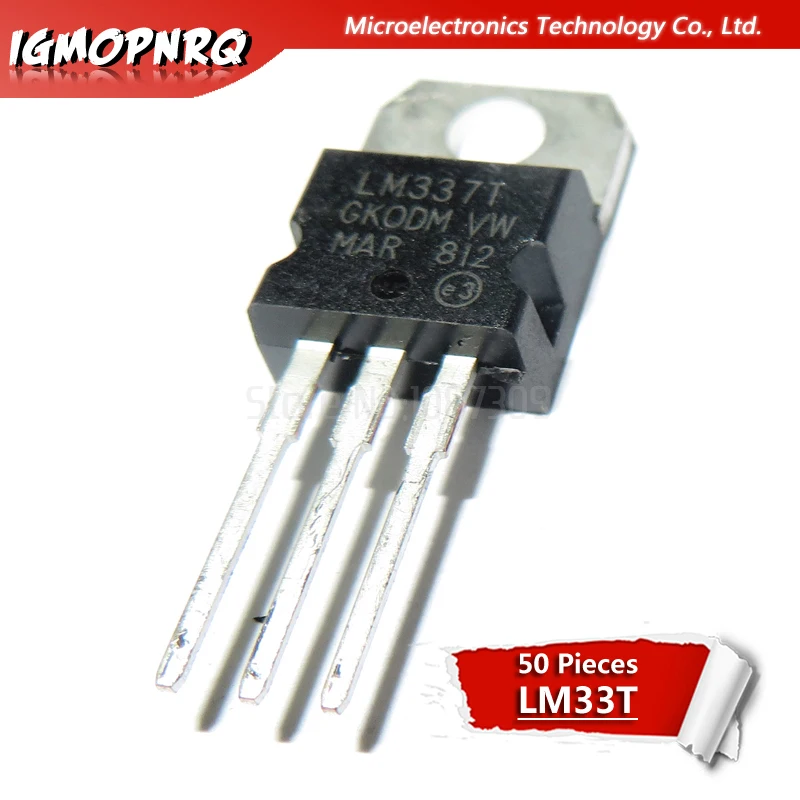 50 шт. LM337T LM337 TO-220 регуляторы напряжения 1.5A Neg Adj Vol Reg Новый оригинал | Электронные
