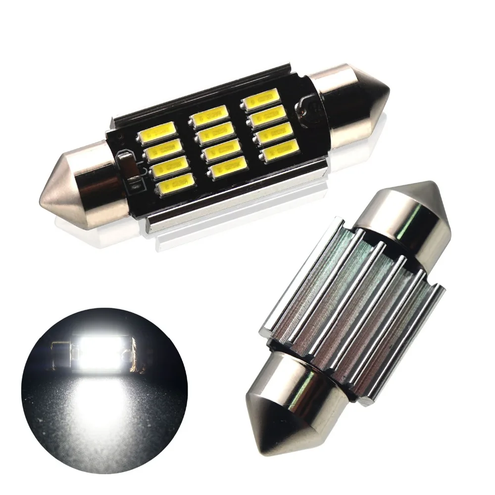 

Светодиодная гирлянда Canbus C5W 36 мм для автомобильного номерного знака, светильник свет для Audi A3, 8P, 8L, A4, B5, B6, A6, C5, C6, A8, D2, TT, Q3, Q5, S4, S2, A2, 2 шт.