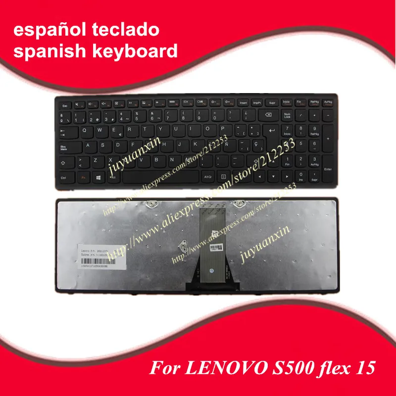 Испанская клавиатура для lenovo IdeaPad G505S FLEX 15 G500S S500 Z510 Клавиатура ноутбука|z510