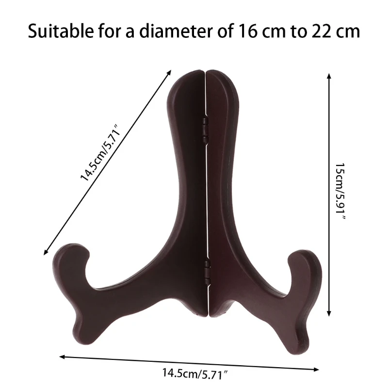 

Foldable Tea Tray Cake Holder Stent Table Card Holder Photo Plate Rack Exhibition Kitchen