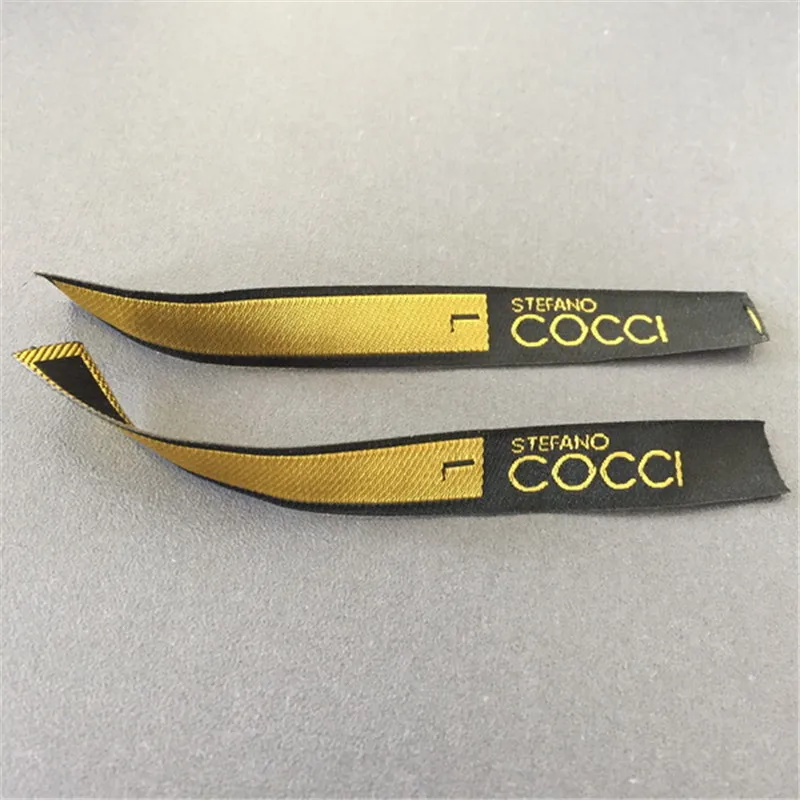 Индивидуальный с высокой плотностью 1 1*10 см тафты мягкая Одежда Этикетка тканая