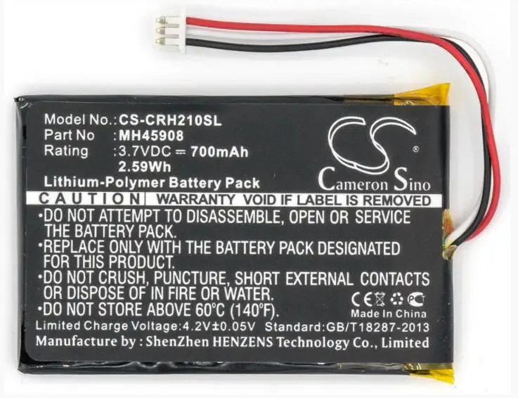 Аккумулятор Cameron Sino 700 мАч для CORSAIR игровая беспроводная гарнитура H2100 Dolby 7 1 9011136 AP