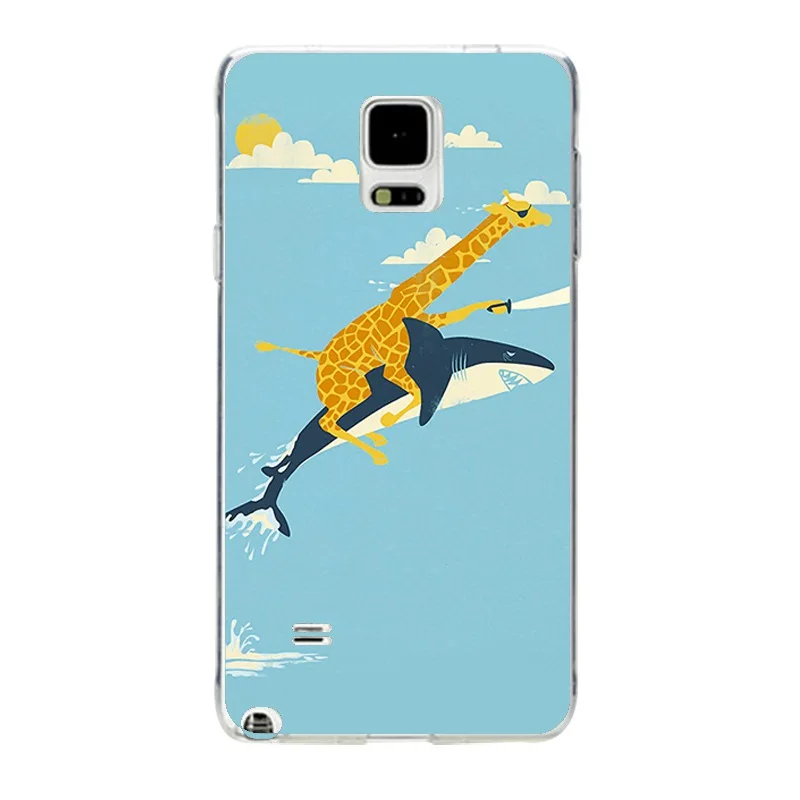 Qmswei ТПУ мягкий чехол для телефона samsung S8 s6 s7 edge s4 s5 s3 C5 C9 note3 note4 note5 ясно Орел с