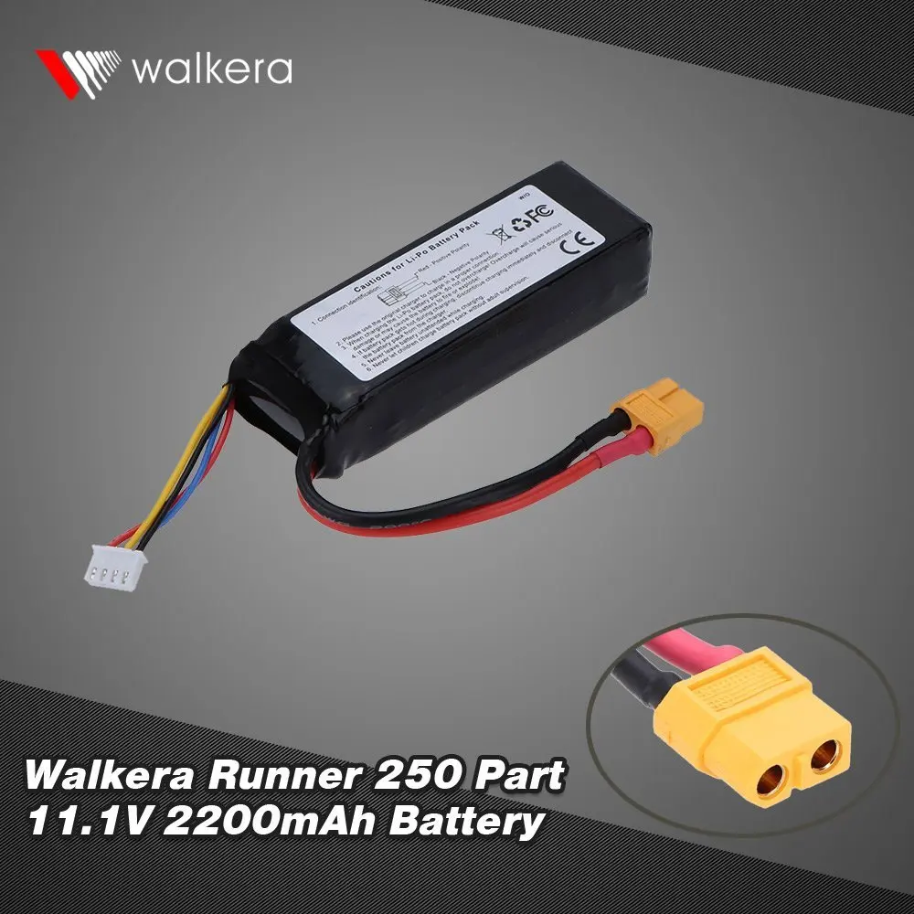Оригинальный Квадрокоптер Walkera Runner 250 FPV запчасти 11 1 В 2200 мАч литиевый аккумулятор