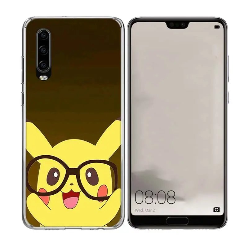 Пикачу тематика карманных монстров популярный чехол для телефона huawei P20 P30 Lite рro P8