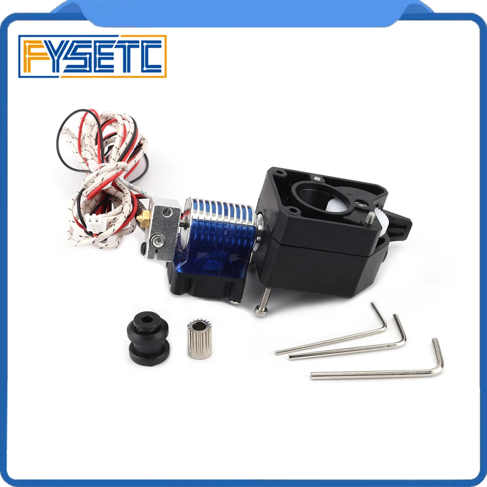 Черный BMG экструдер V6 HOTEND с датчиком PT100 двухприводный для Wanhao D9 Creality CR10 Ender 3 Anet