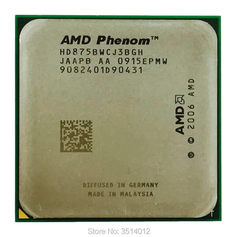 Трехъядерный процессор AMD Phenom X3 8750 2 4 ГГц HD8750WCJ3BGH Разъем AM2 +|socket am2|phenom x3 8750phenom |