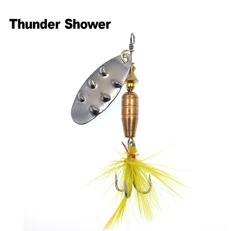 Thundershower 1 шт. искусственная жесткая приманка блесна для рыбалки в виде ложки ловли